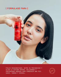 Rutina Completa Antiedad con Niacinamida, Péptidos, Extracto de Orquídea, Ácido Hialurónico y Algas Potenciadoras de Colágeno para Piel Sensible