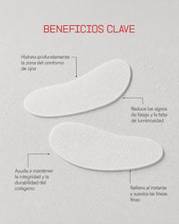 Mascarilla de Ojos de Colágeno Liofilizado con Ácido Hialurónico y Péptido - Pack de 2