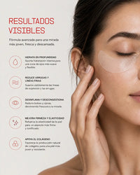Mascarilla de Ojos de Colágeno Liofilizado con Ácido Hialurónico y Péptido - Pack de 2