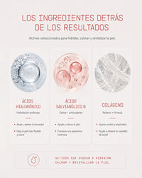 Mascarilla Facial de Colágeno Liofilizado con Ácido Hialurónico y Ácido Salvianólico B