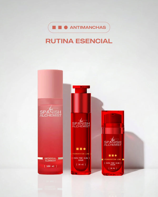 Rutina Completa Antimanchas con Vitamina C, Ácido Tranexámico, Azeloglicina, Regaliz y Ácido Hialurónico