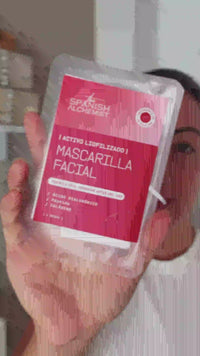Mascarilla Facial Liofilizada de Colágeno, activada al instante con agua — Pack de 4